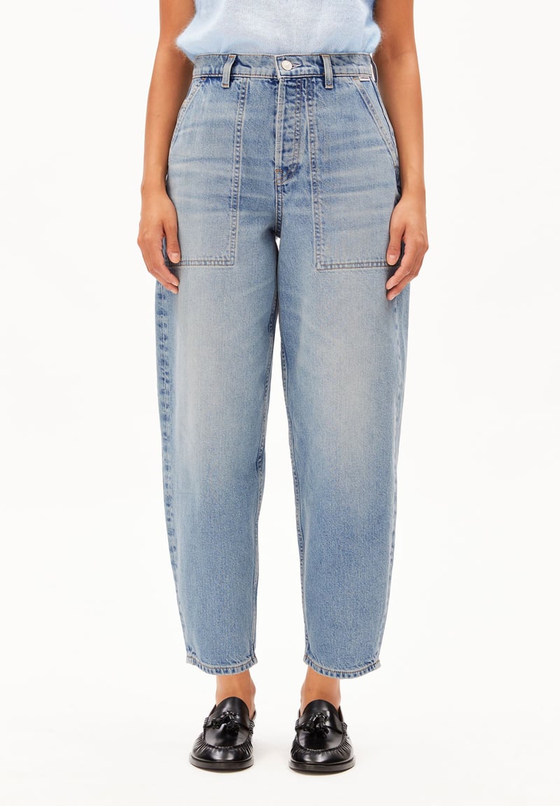 BAARLY CARPENTER BARREL JEAN | andromedar by ARMEDANGELS, 100% Cotton