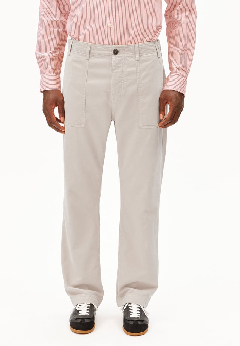 COTTON LINEN PANT | sandstone by ARMEDANGELS, 92% Cotton, 8% Linen