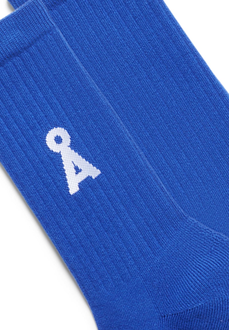 SAAMUS SHORT SOCKS | dynamo blue by ARMEDANGELS, 78% Cotton, 20% Nylon, 2% Elastane
