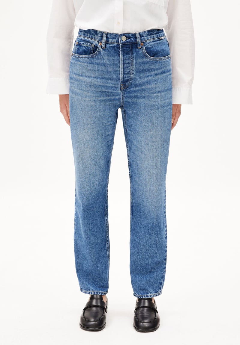 AAIKALA HIGH STRAIGHT JEAN | crunchy by ARMEDANGELS, 100% Cotton