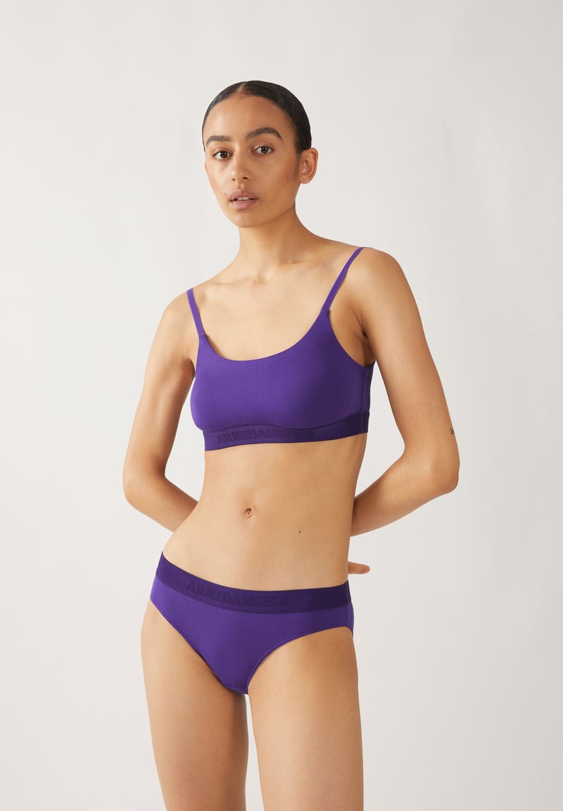 TRINAA BRIEF | indigo lilac by ARMEDANGELS, 95% Modal, 5% Elastane