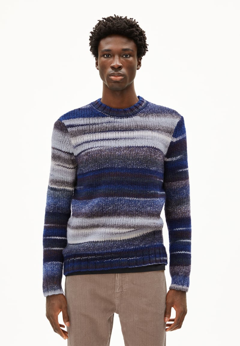 OTTAA KNIT SWEATER | night sky by ARMEDANGELS, 100% Wool