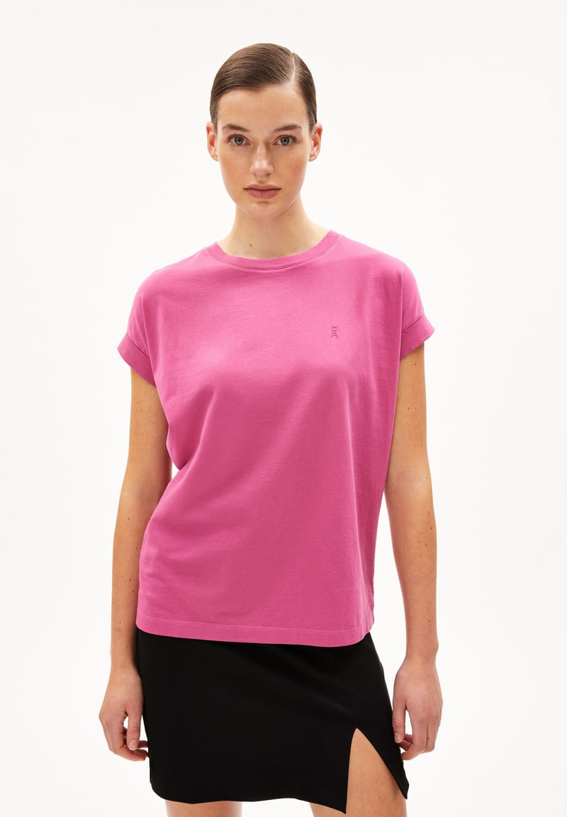 IDAARA T-SHIRT | crushed berry by ARMEDANGELS, 100% Cotton