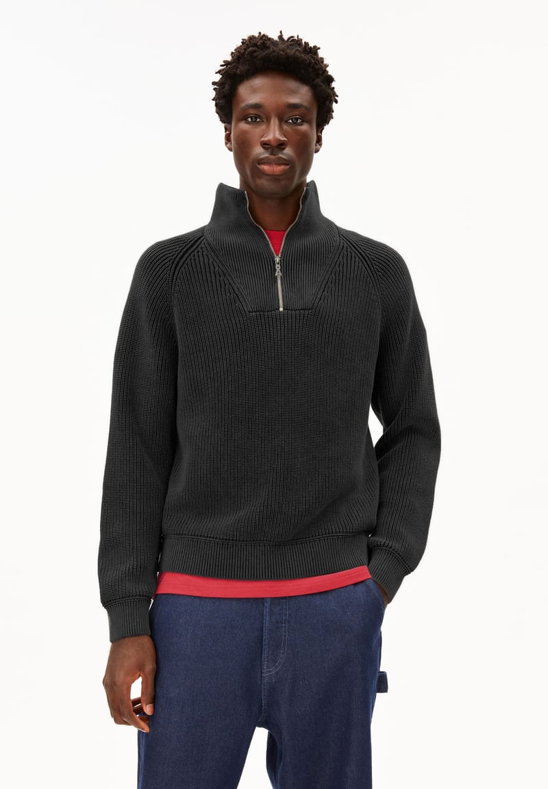 KAALVES GMT DYE| black by ARMEDANGELS, 100% Cotton