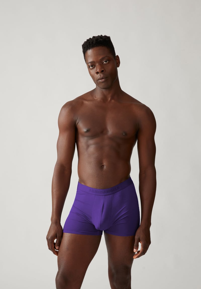 RICAARD BOXER SHORTS | indigo lilac by ARMEDANGELS, 95% Modal, 5% Elastane