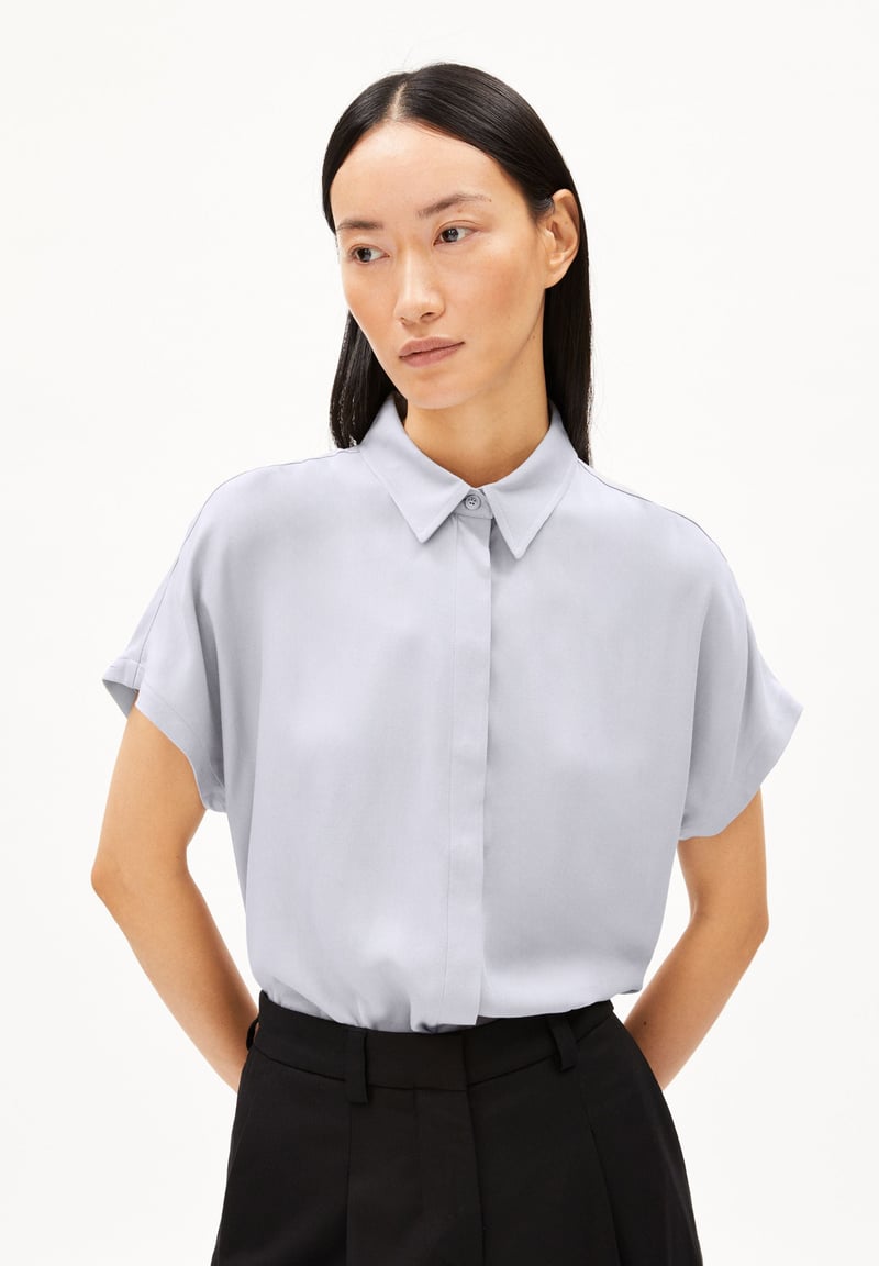 LARISAANA BLOUSE| misty morning by ARMEDANGELS, 100% Viscose