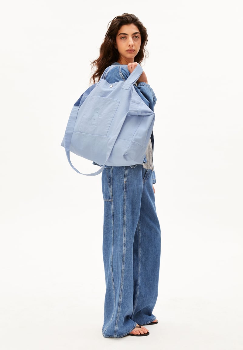 NEW BEACH BAG | wedgwood washed by ARMEDANGELS, 100% Cotton