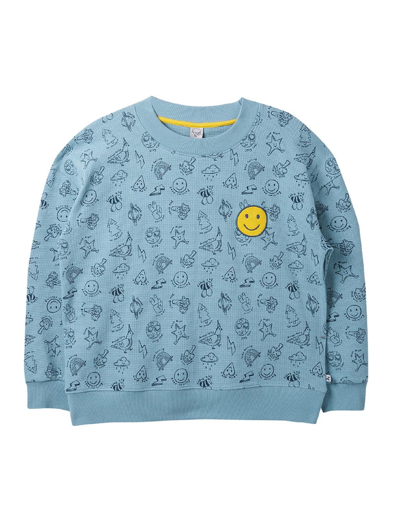 Grown Ups Wilder Waffle Sweatshirt by Frugi, 100% Cotton