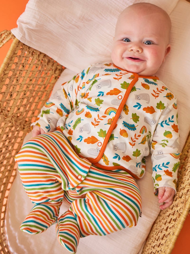 Scrumptious Babygrow Gift Set by Frugi, 100% Cotton