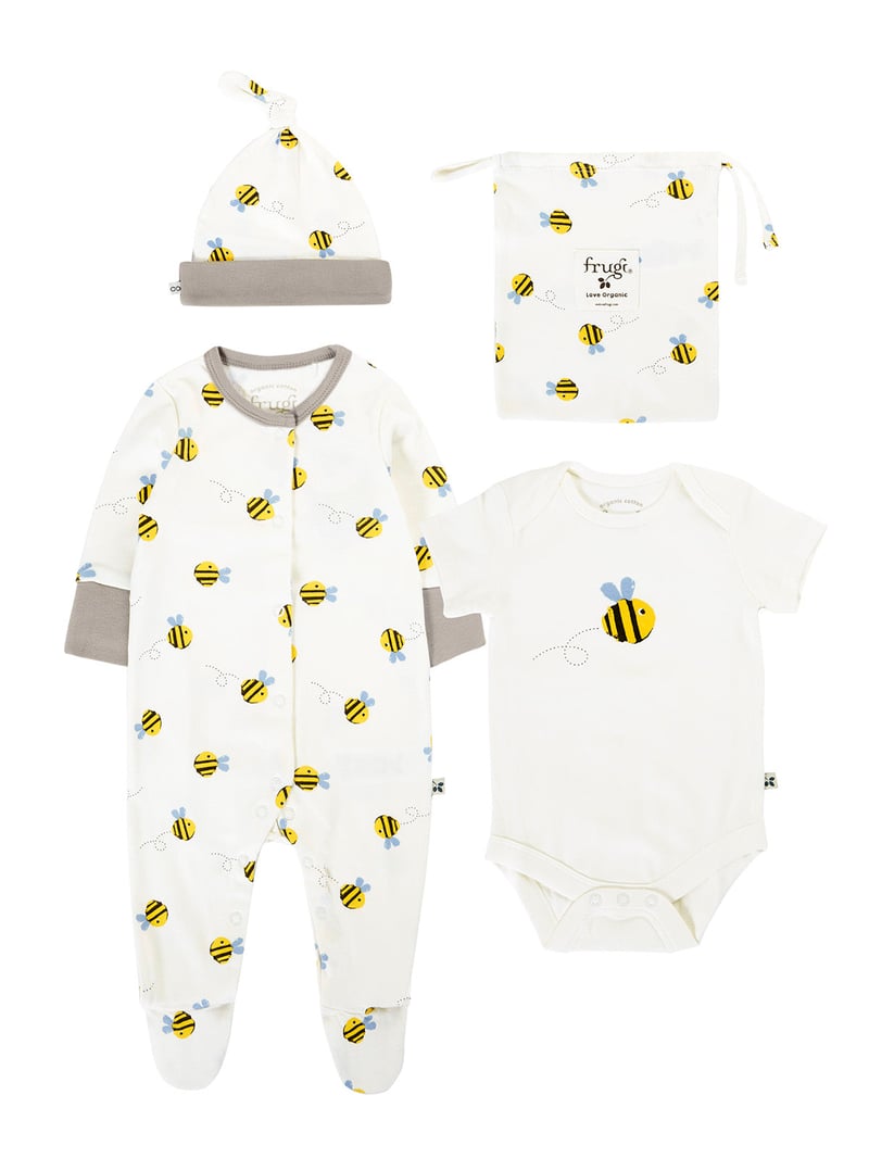 Buzzy Bee Baby Gift Set by Frugi, 100% Cotton