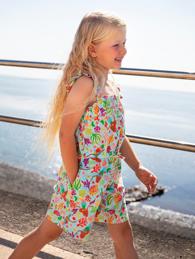 Laurel Playsuit by Frugi, 100% Cotton