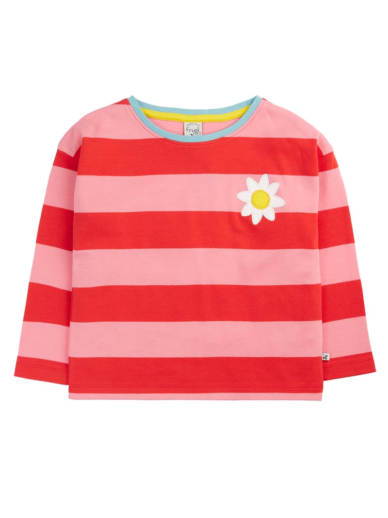 Tori Applique Top by Frugi, 100% Cotton