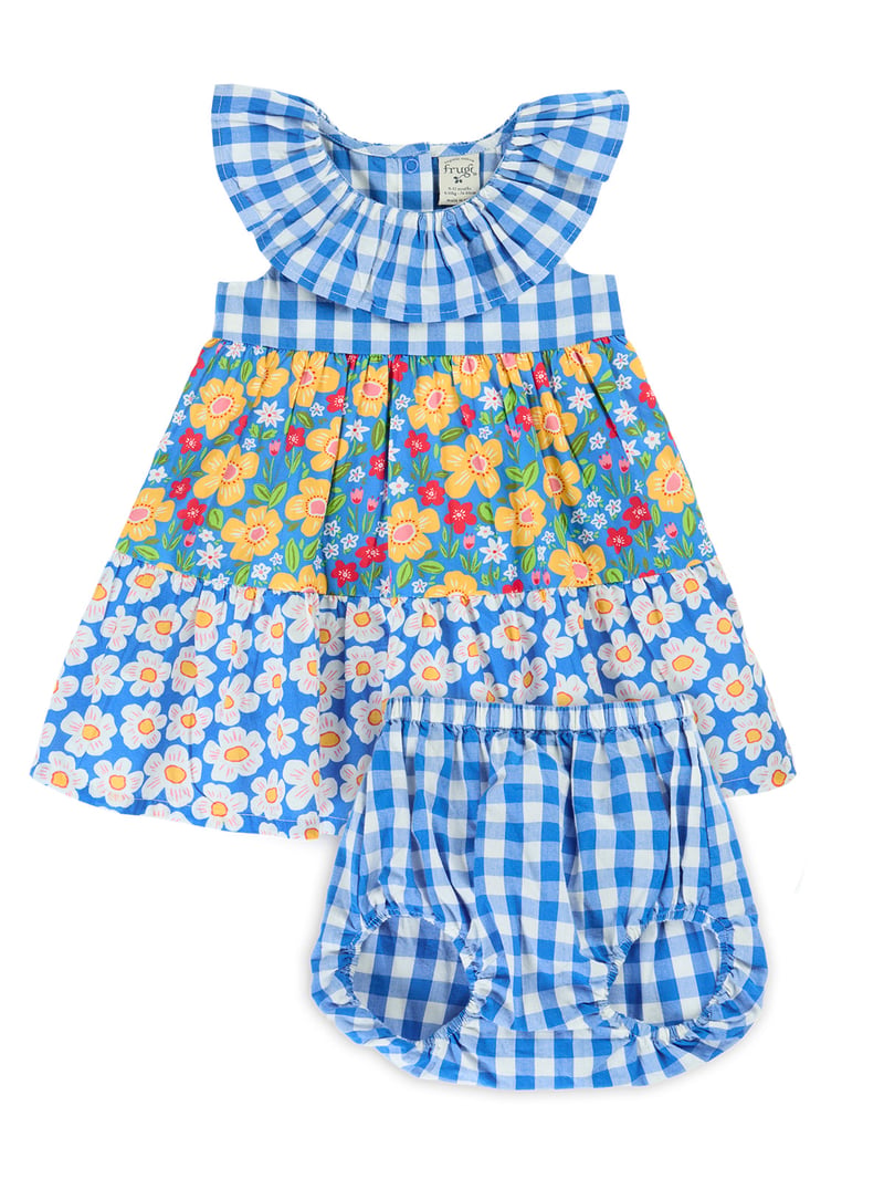 Nina Ruffle Outfit by Frugi, 100% Cotton