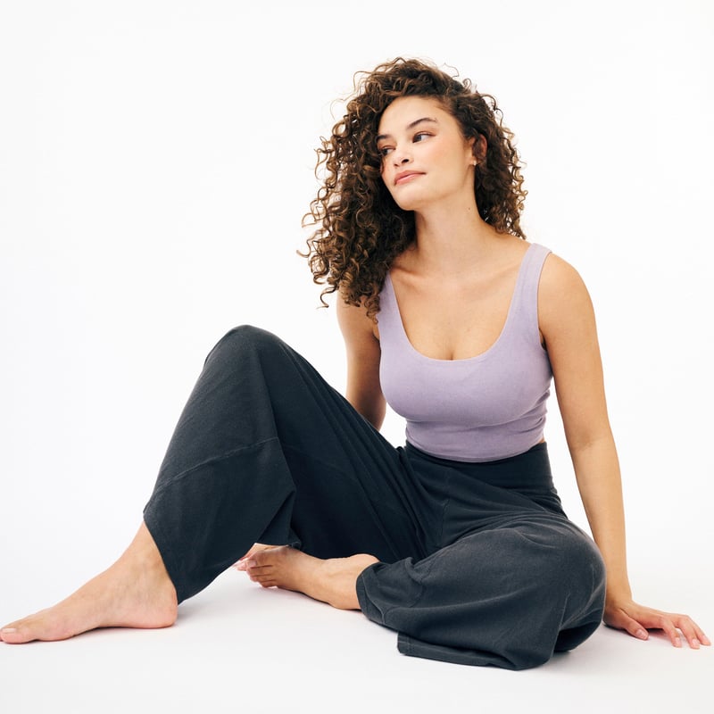 Fitted Crop Top by Groceries Apparel, 92% Cotton, 8% Elastane