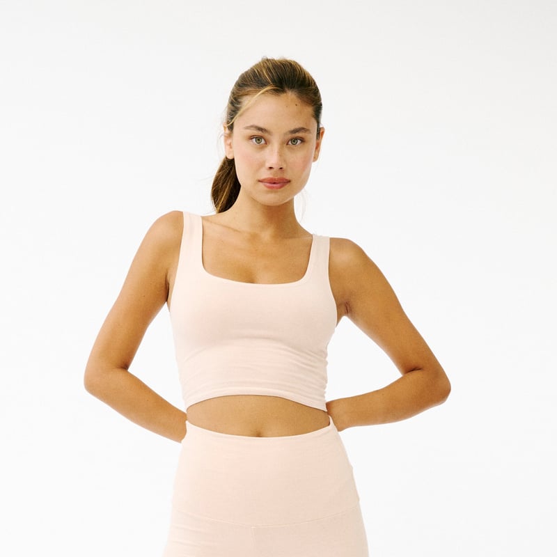 Fitted Crop Top by Groceries Apparel, 92% Cotton, 8% Elastane