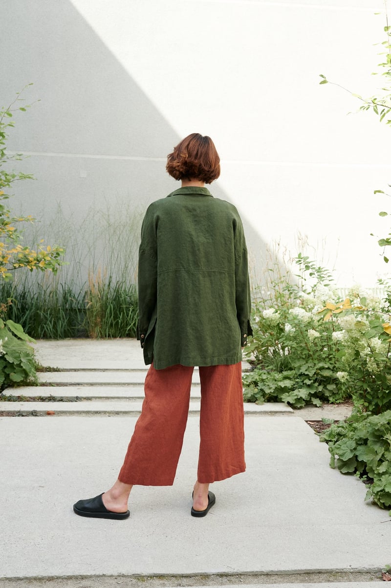Vika Linen Shirt by LinenFox, 100% Linen