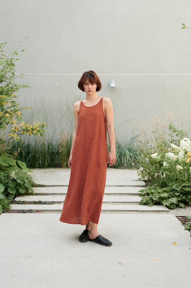 Kristi Linen Dress by LinenFox, 100% Linen