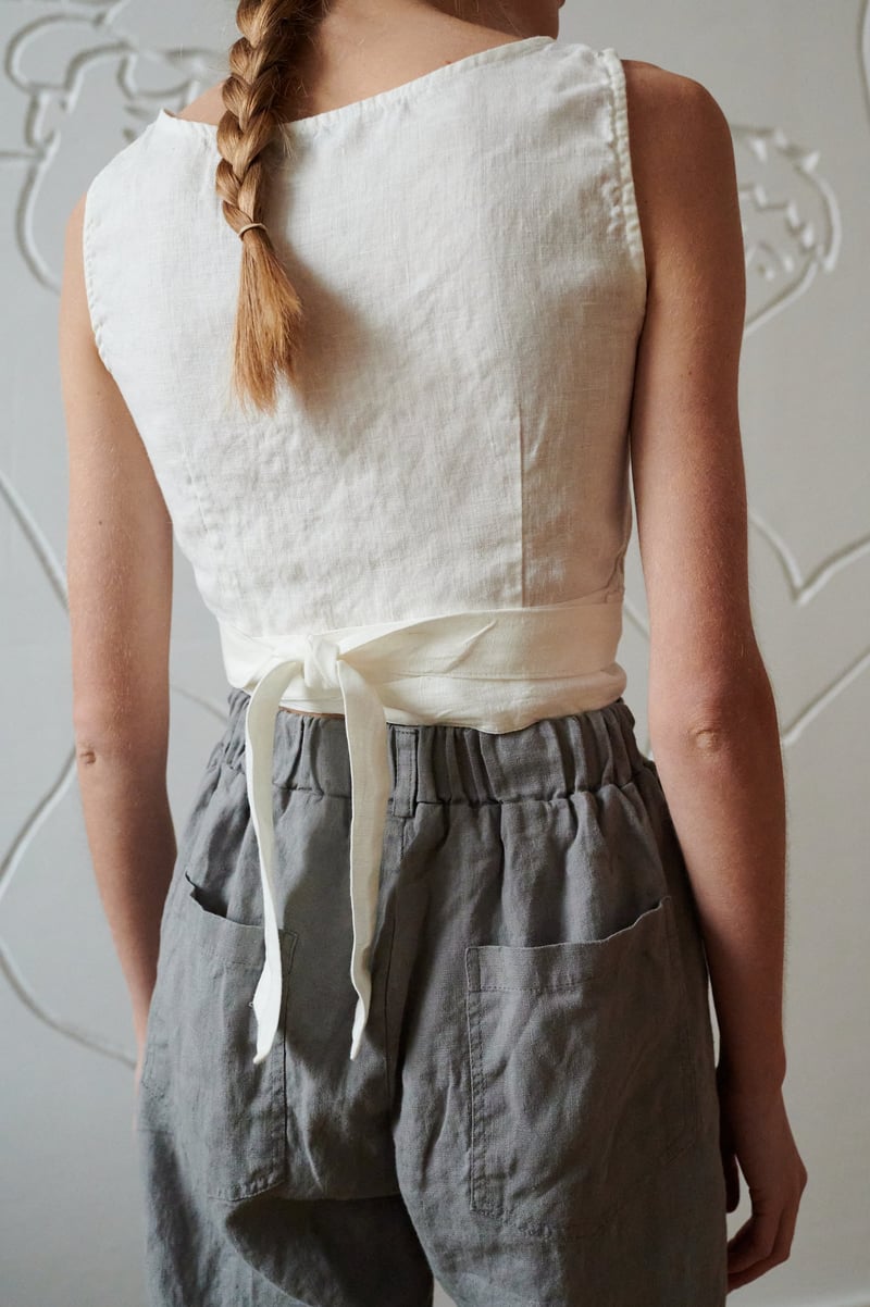 Soja Linen Top by LinenFox, 100% Linen