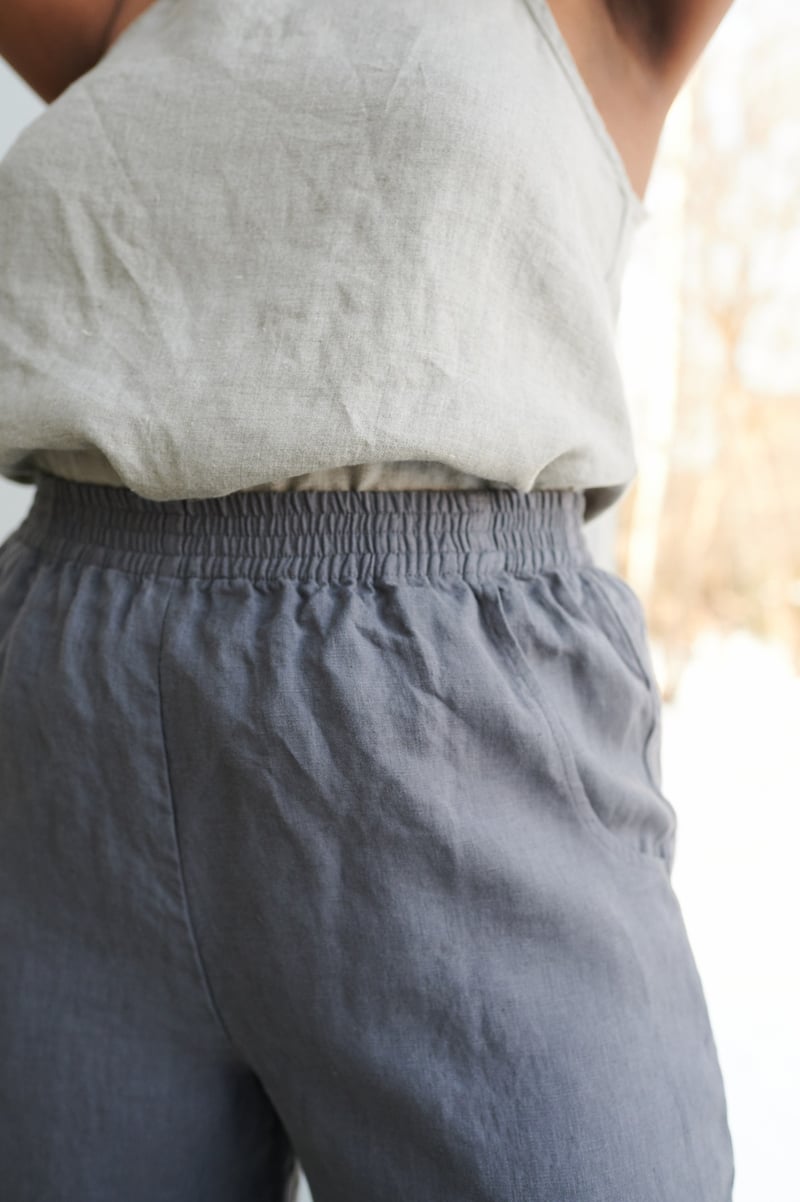 Stella Linen Top by LinenFox, 100% Linen