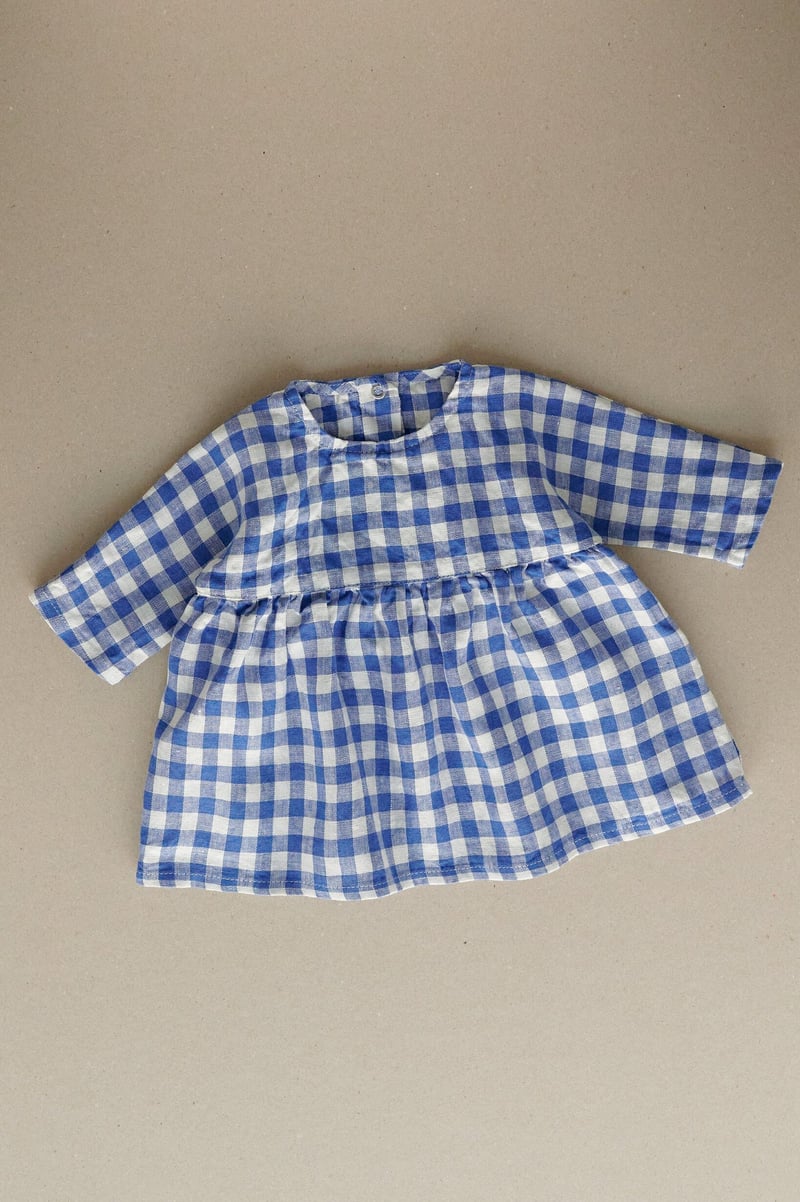 Gabi Linen Baby Dress by LinenFox, 100% Linen