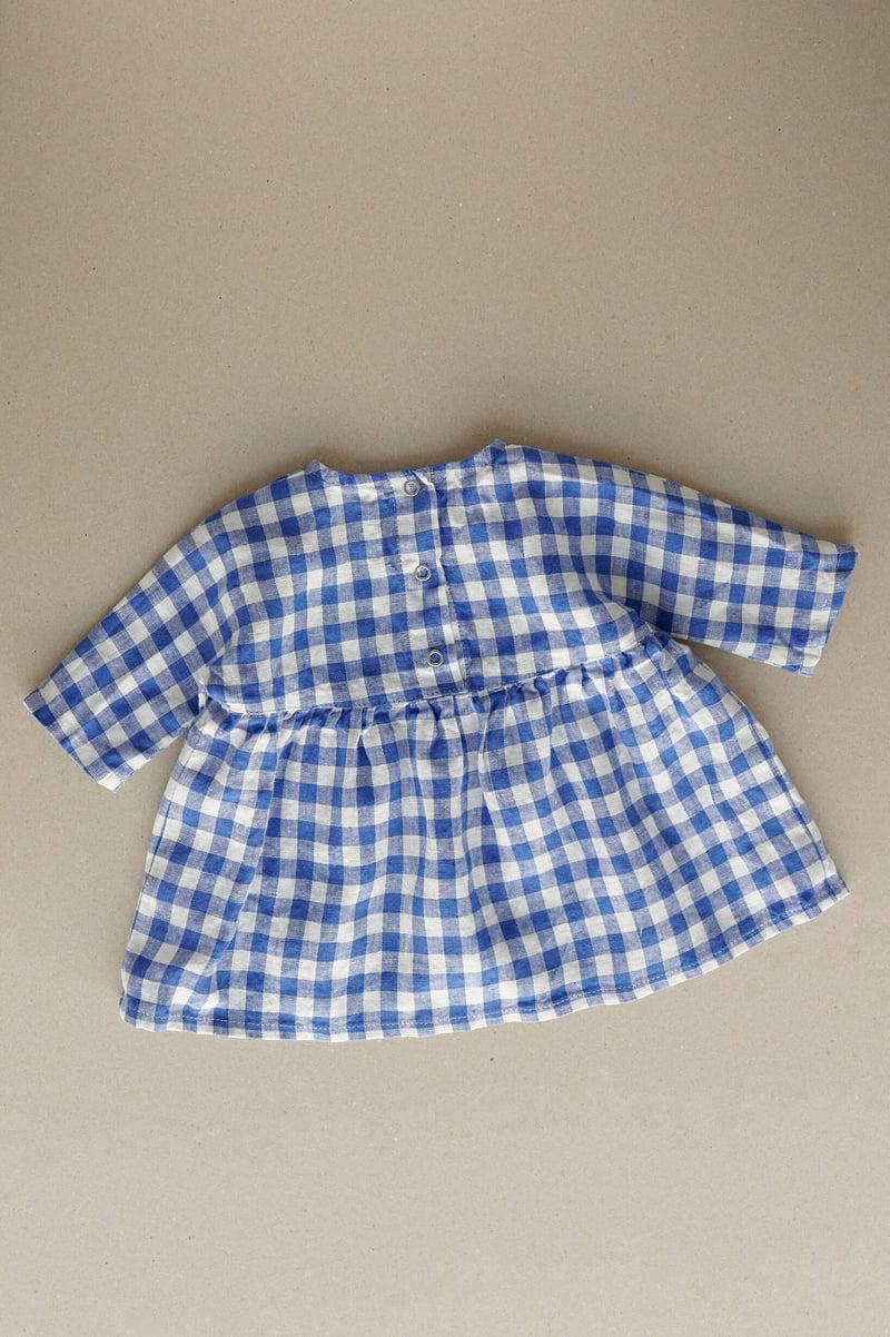 Gabi Linen Baby Dress by LinenFox, 100% Linen