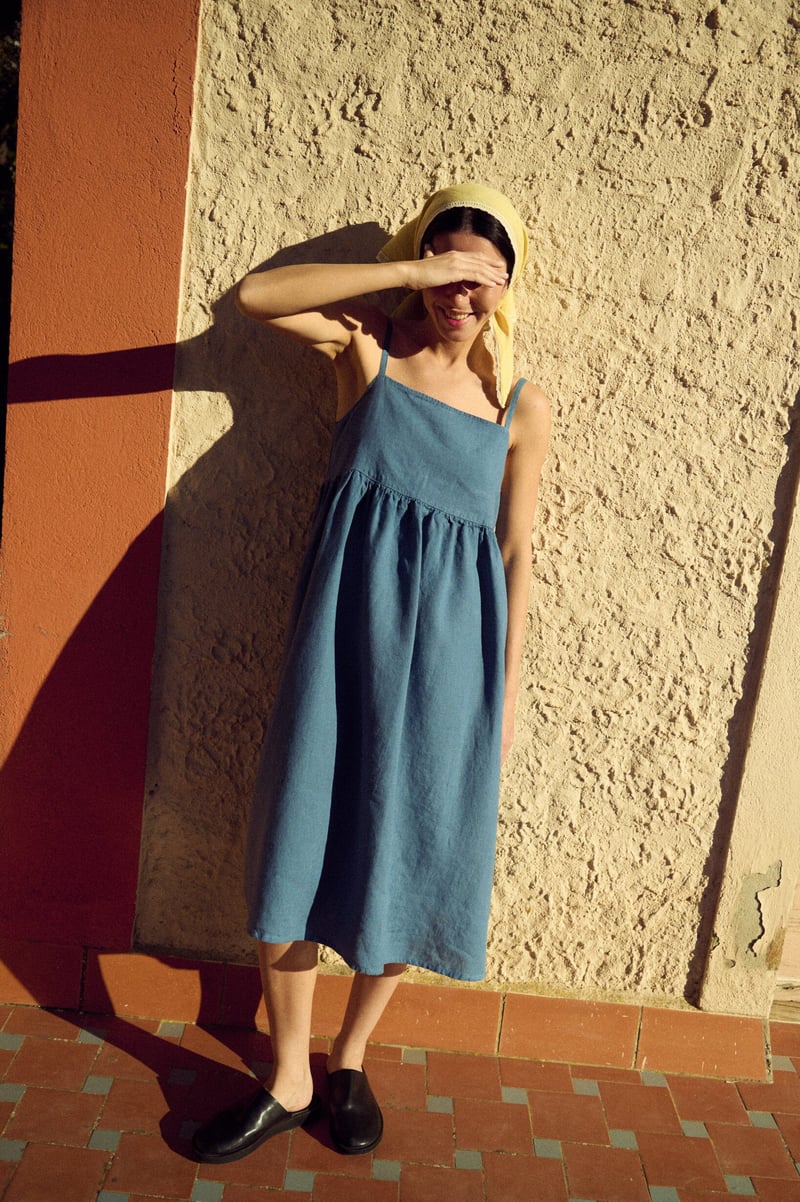 Spaghetti Straps Dress – Baru by LinenFox, 100% Linen