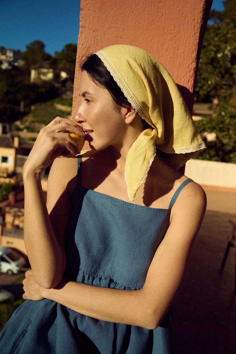 Spaghetti Straps Dress – Baru by LinenFox, 100% Linen