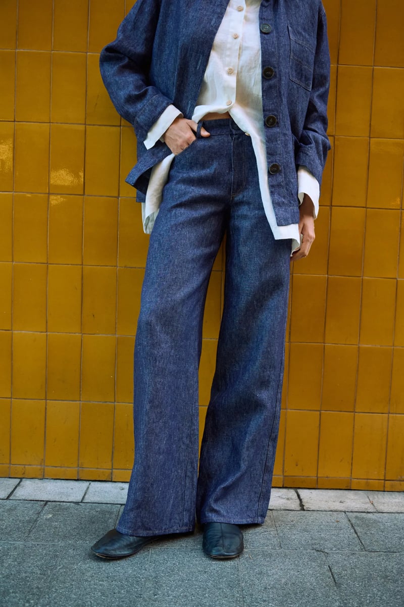 Linen Jeans – Brit by LinenFox, 100% Linen