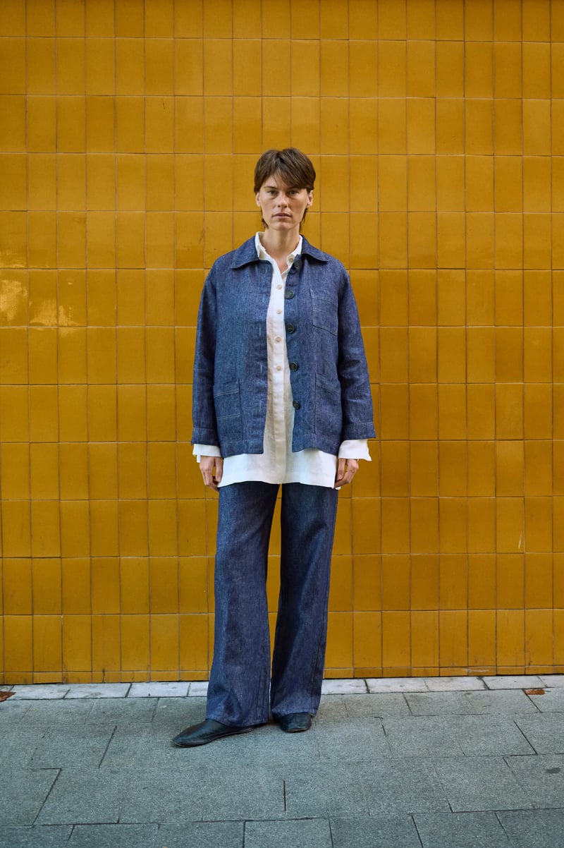Linen Jeans – Brit by LinenFox, 100% Linen