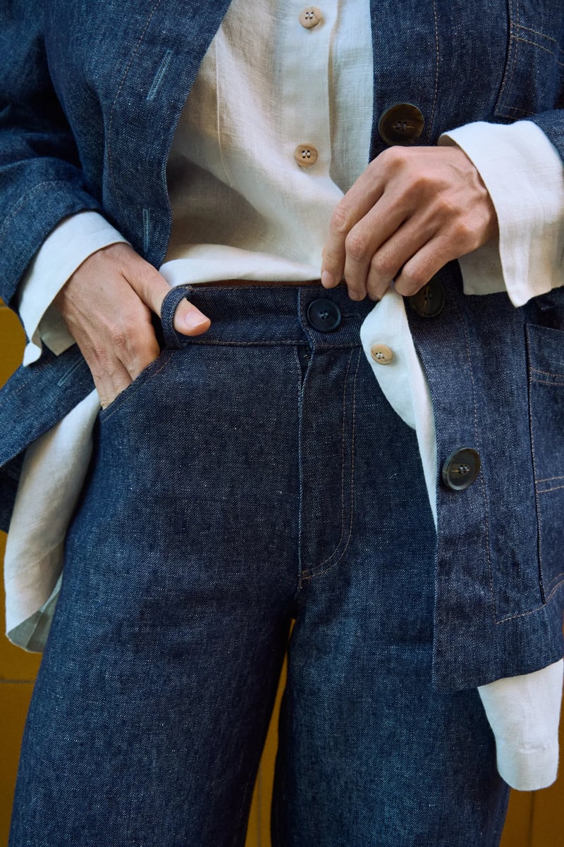 Linen Jeans – Brit by LinenFox, 100% Linen