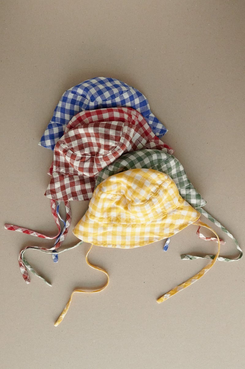 Baby Bucket Hat by LinenFox, 100% Linen