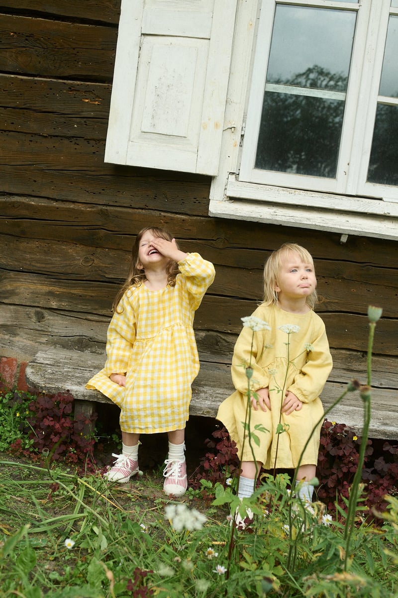 Flowing Linen Dress by LinenFox, 100% Linen