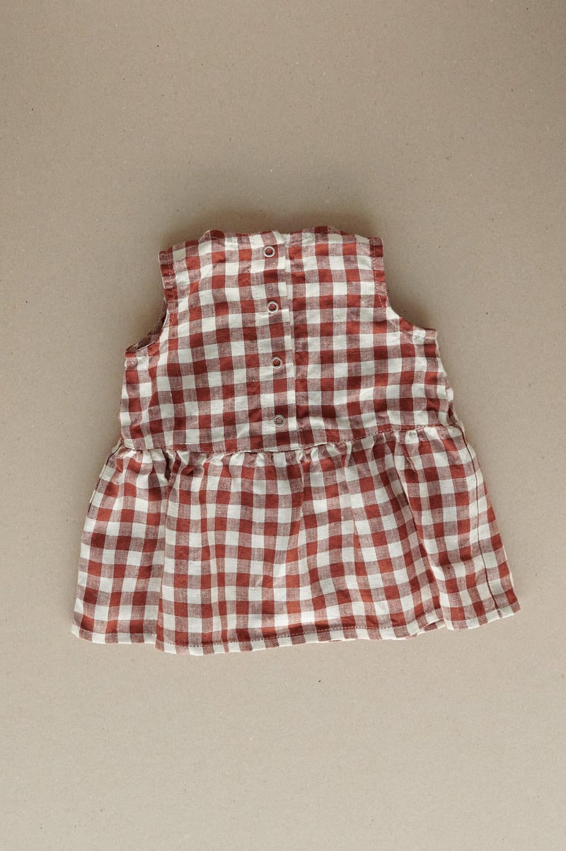 Airi Linen Baby Dress by LinenFox, 100% Linen