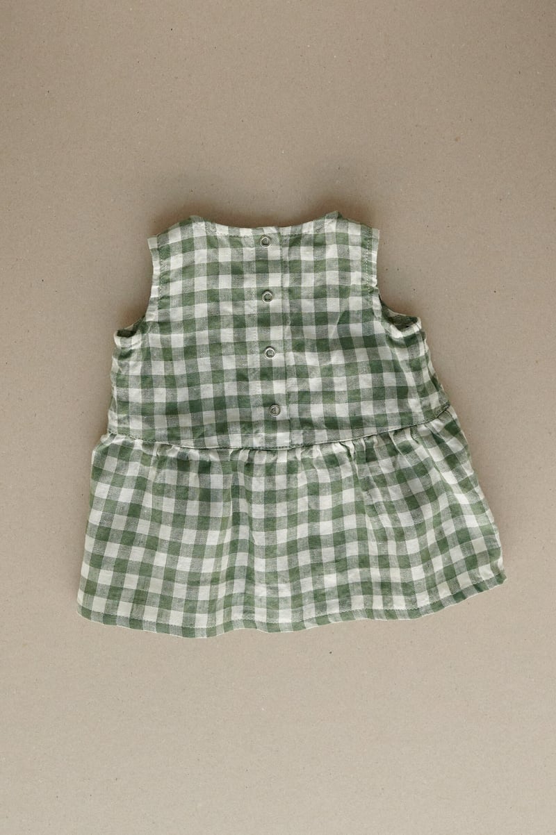 Airi Linen Baby Dress by LinenFox, 100% Linen