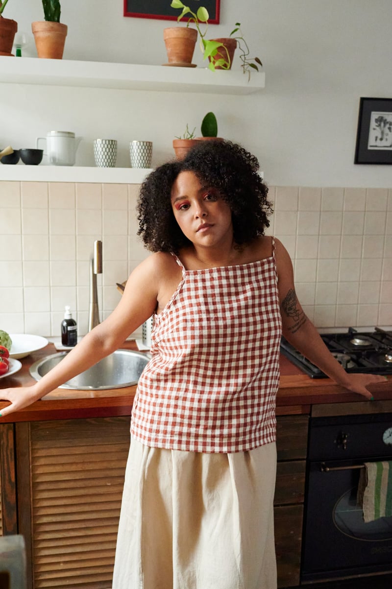 Stella Linen Top by LinenFox, 100% Linen
