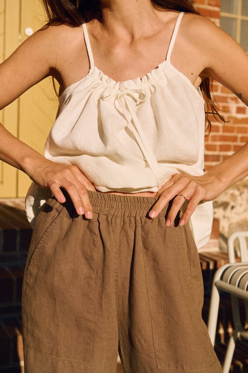Barrel Pants – Clarie by LinenFox, 100% Linen