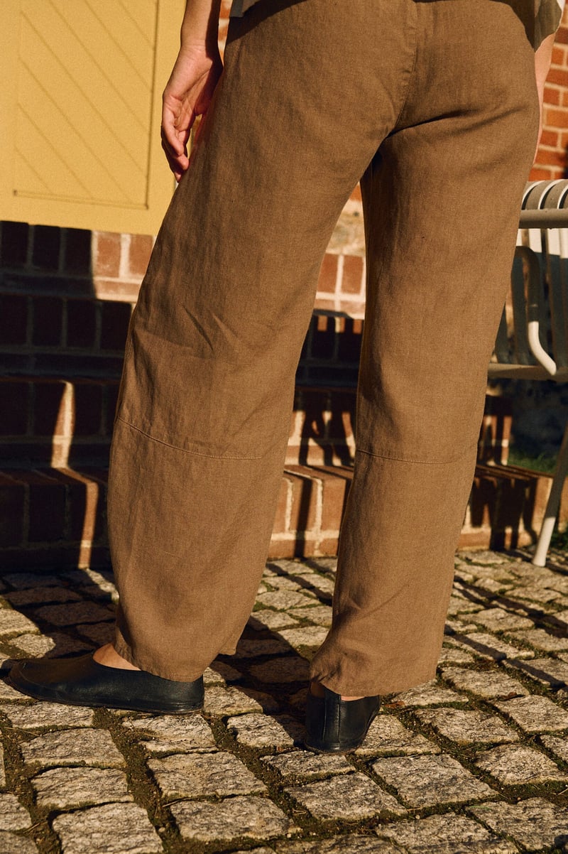 Barrel Pants – Clarie by LinenFox, 100% Linen