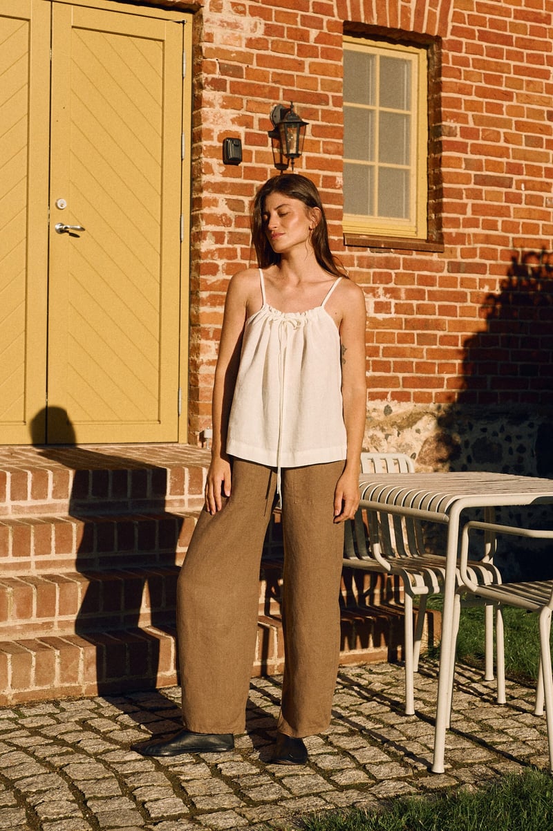 Barrel Pants – Clarie by LinenFox, 100% Linen