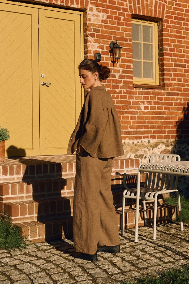 Barrel Pants – Clarie by LinenFox, 100% Linen