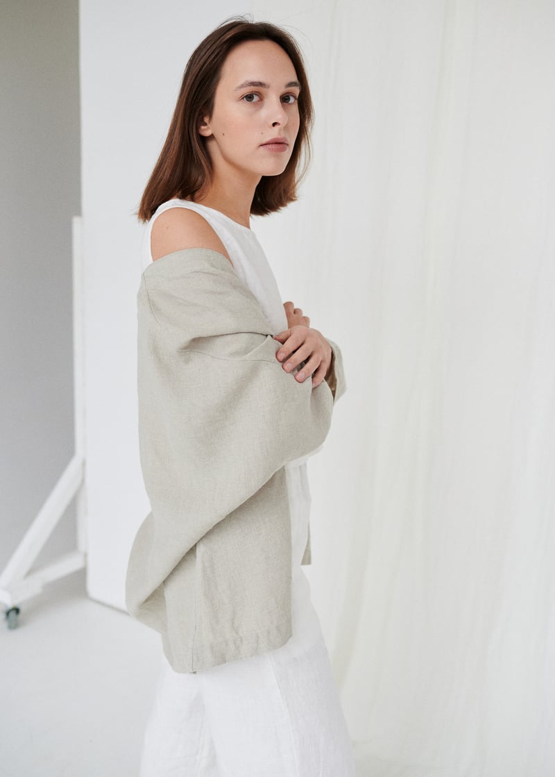 Juta Linen Jacket by LinenFox, 100% Linen