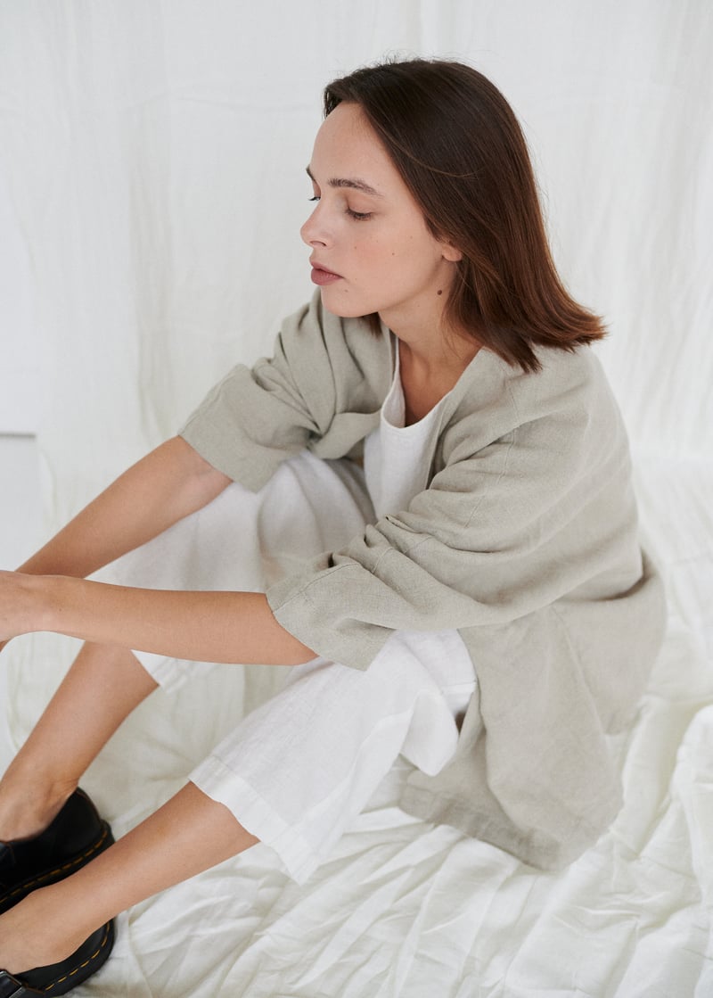 Juta Linen Jacket by LinenFox, 100% Linen