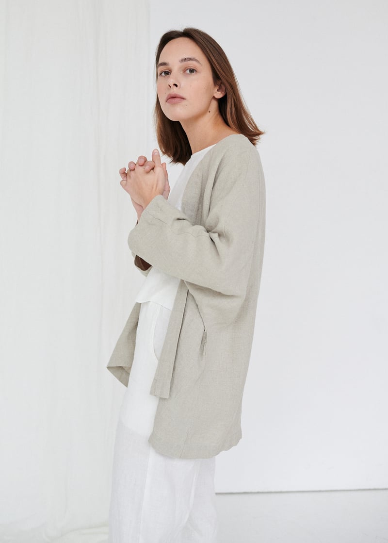 Juta Linen Jacket by LinenFox, 100% Linen