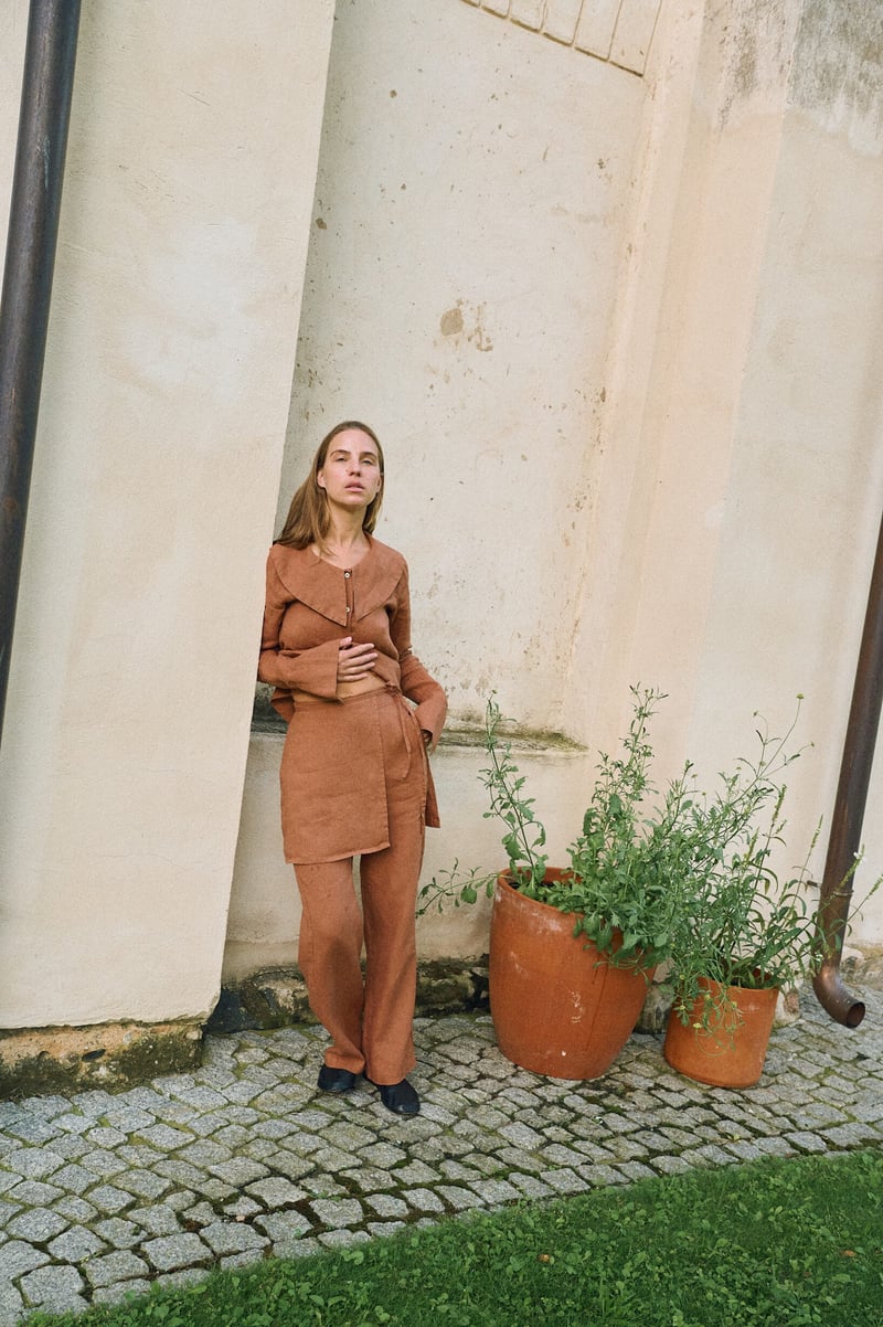 Dakota Linen Shirt by LinenFox, 100% Linen