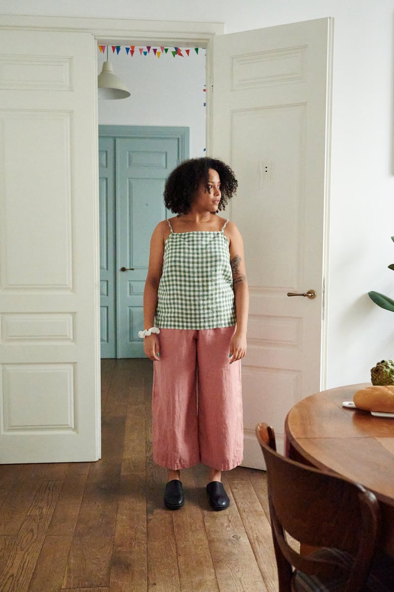 Stella Linen Top by LinenFox, 100% Linen