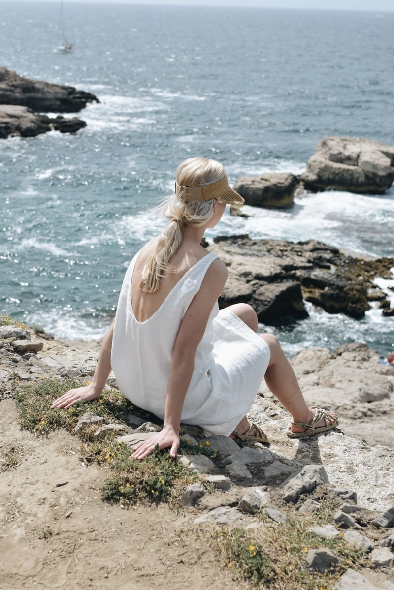 Linen Dress – Monstera by LinenFox, 100% Linen