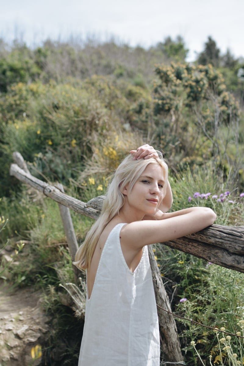 Linen Dress – Monstera by LinenFox, 100% Linen