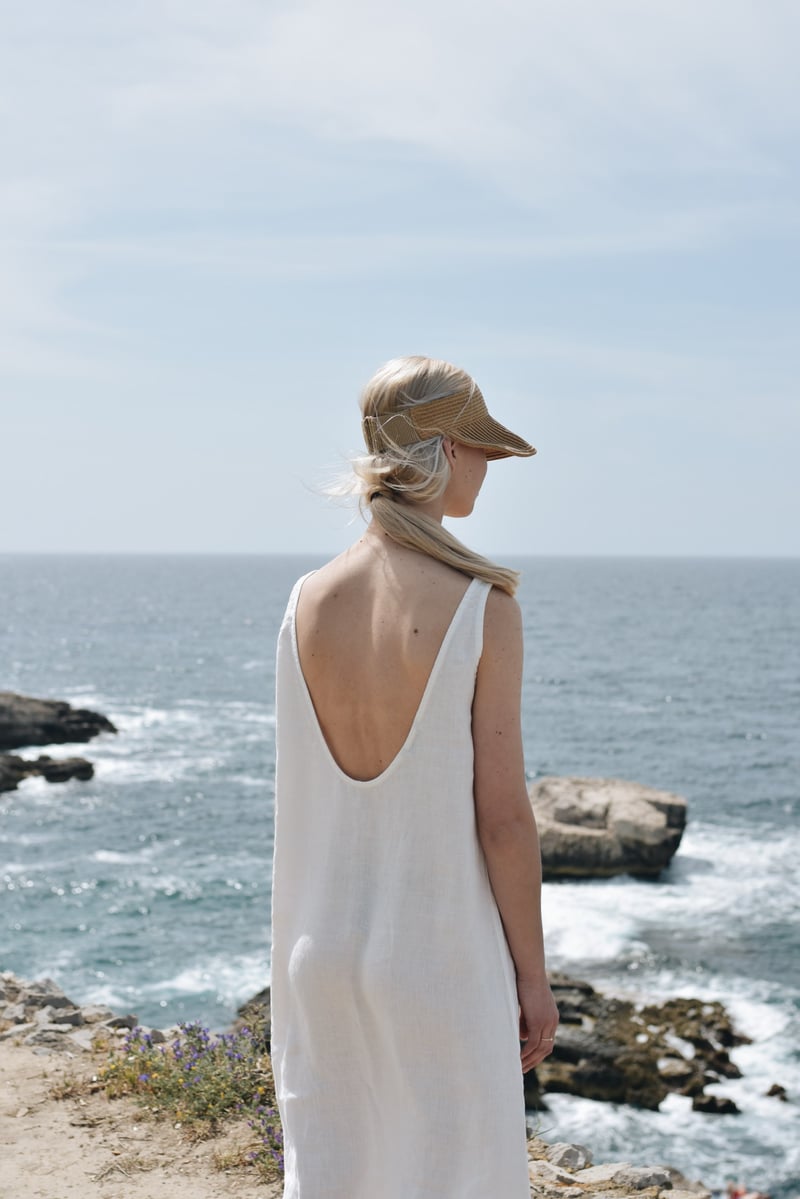 Linen Dress – Monstera by LinenFox, 100% Linen