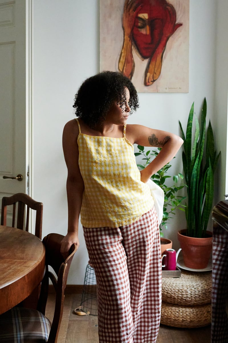 Stella Linen Top by LinenFox, 100% Linen