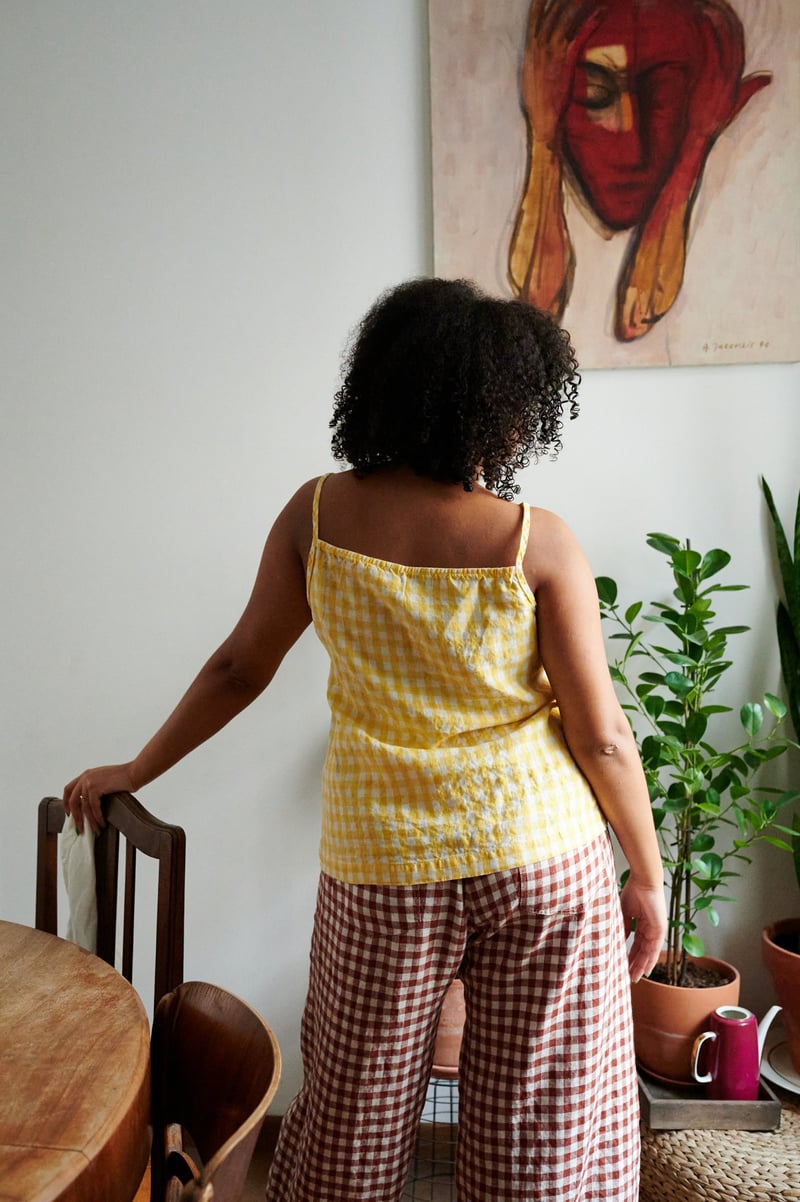 Stella Linen Top by LinenFox, 100% Linen