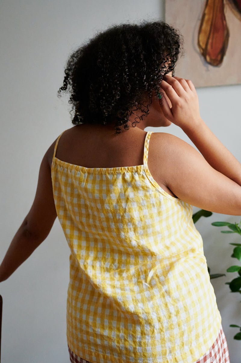Stella Linen Top by LinenFox, 100% Linen
